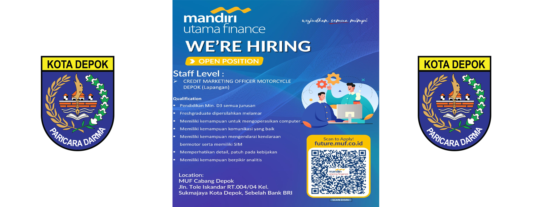 Lowongan mandiri utama finance